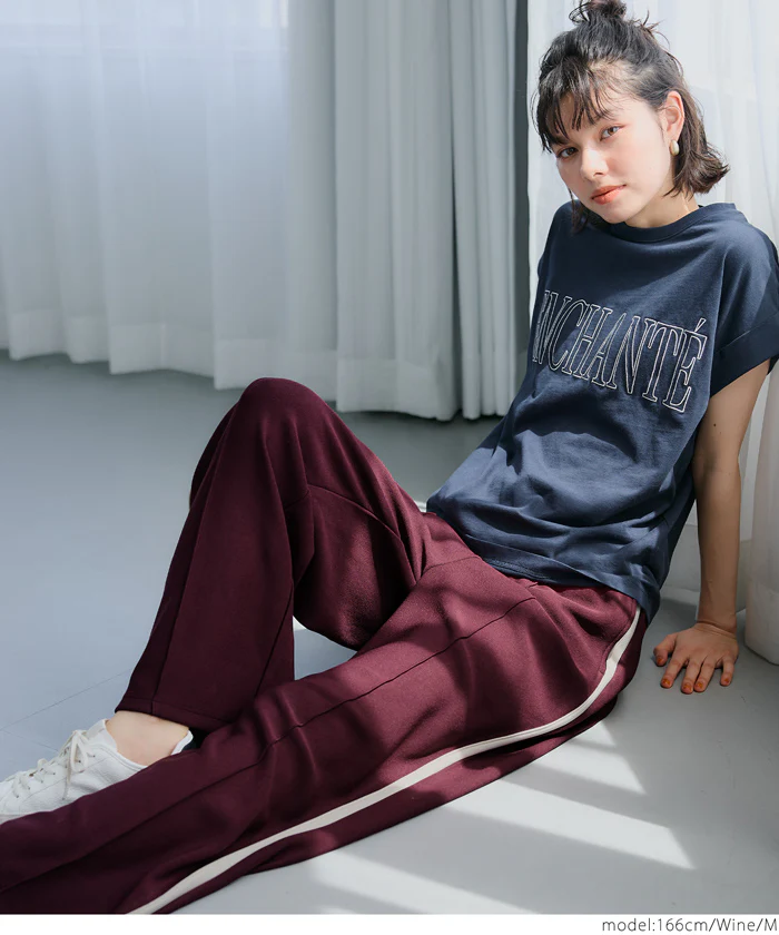 セール★2490円→990円 ジョーゼットラインパンツ レディース メール便不可 - Image 5