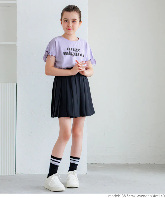袖リボン結びTシャツ キッズ メール便可 - Image 10