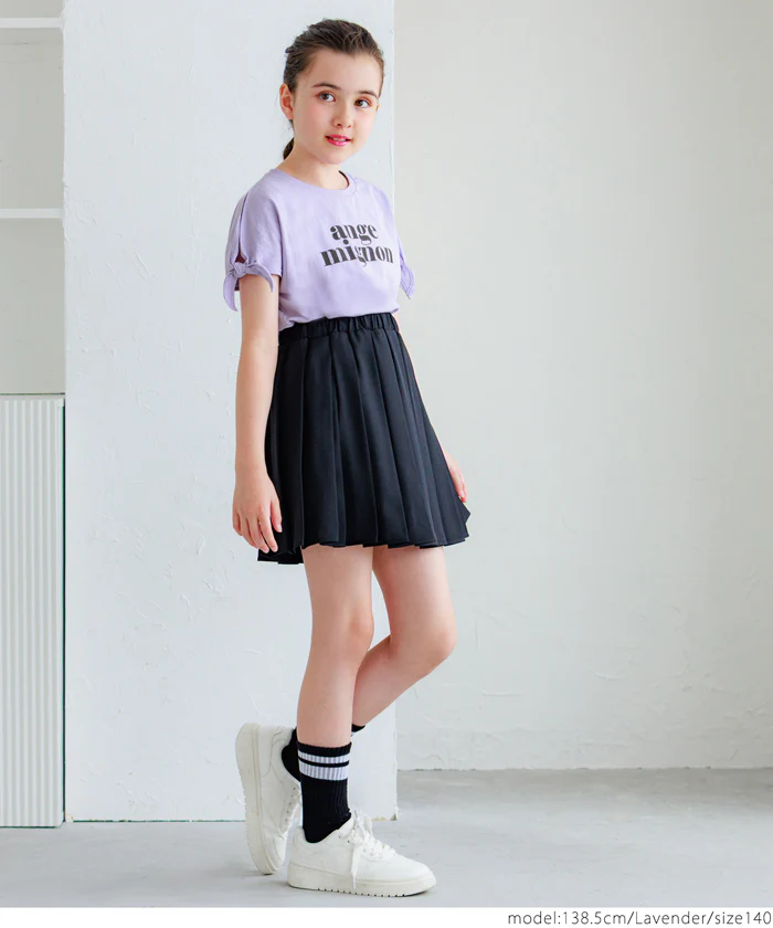 袖リボン結びTシャツ キッズ メール便可 - Image 8