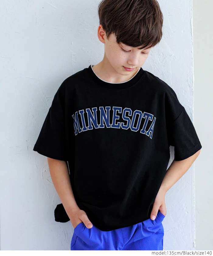 セール★990→790 ネックレイヤードTシャツ キッズ メール便可 - Image 12
