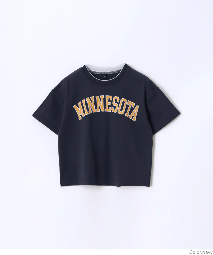 セール★990→790 ネックレイヤードTシャツ キッズ メール便可 - Image 15