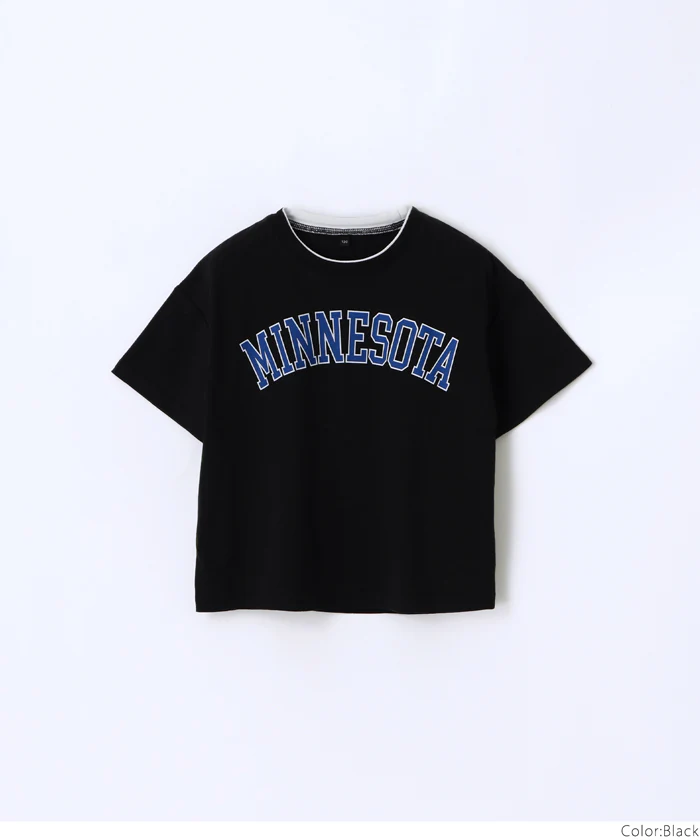 セール★990→790 ネックレイヤードTシャツ キッズ メール便可 - Image 16
