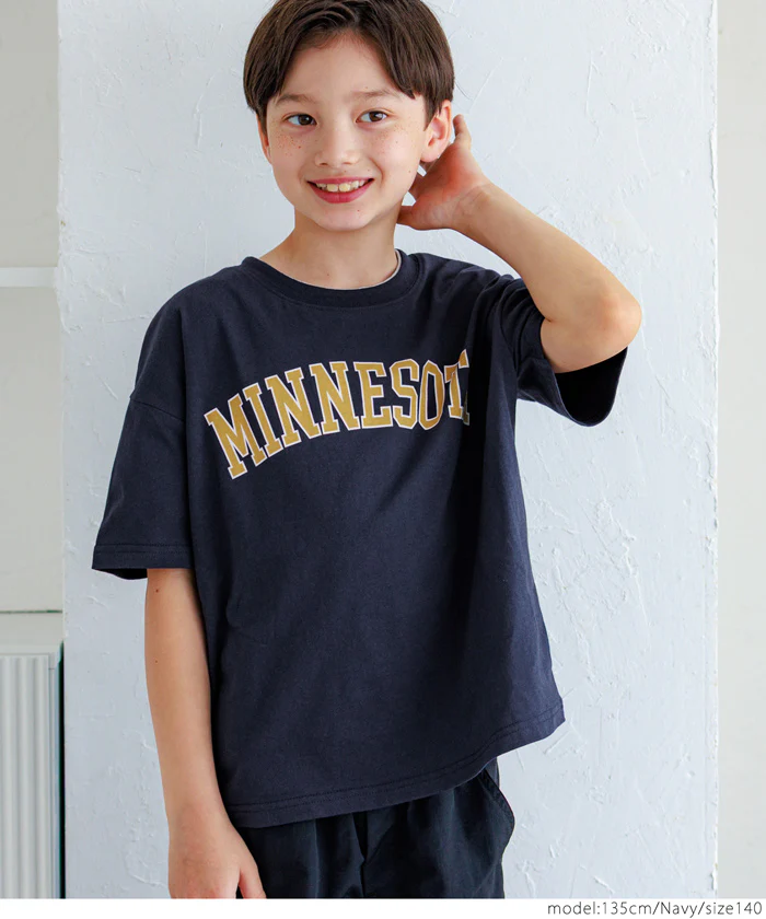セール★990→790 ネックレイヤードTシャツ キッズ メール便可 - Image 5