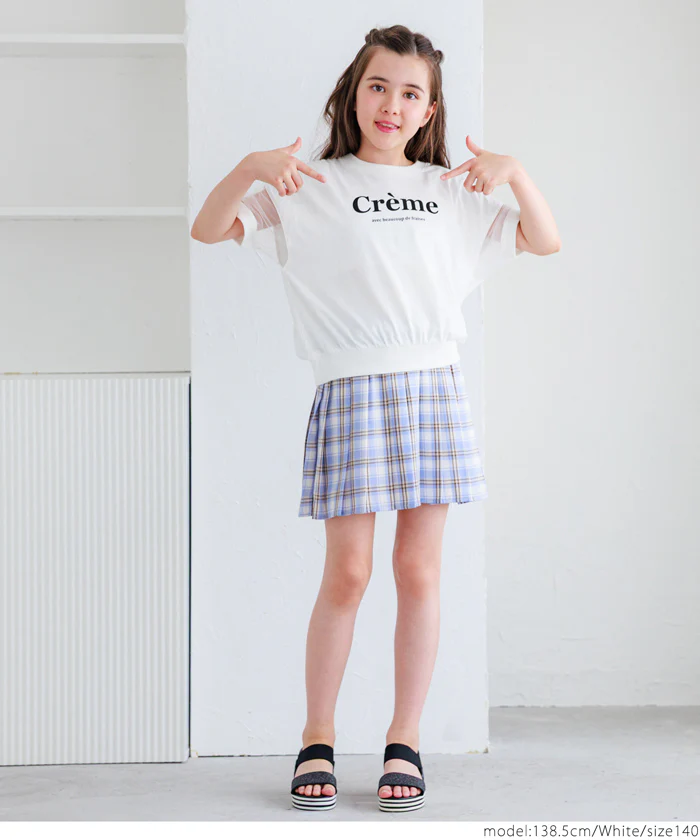 袖シアーロゴTシャツ キッズ メール便可 - Image 5