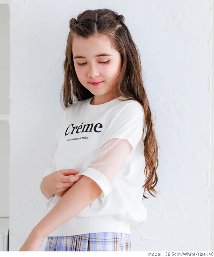 袖シアーロゴTシャツ キッズ メール便可 - Image 6