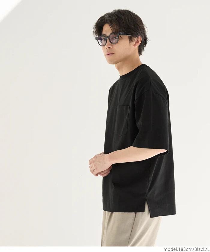 セール★1490円→1290円 度詰め天竺ヘビーウェイトTシャツ メンズ レディース メール便不可 - Image 12