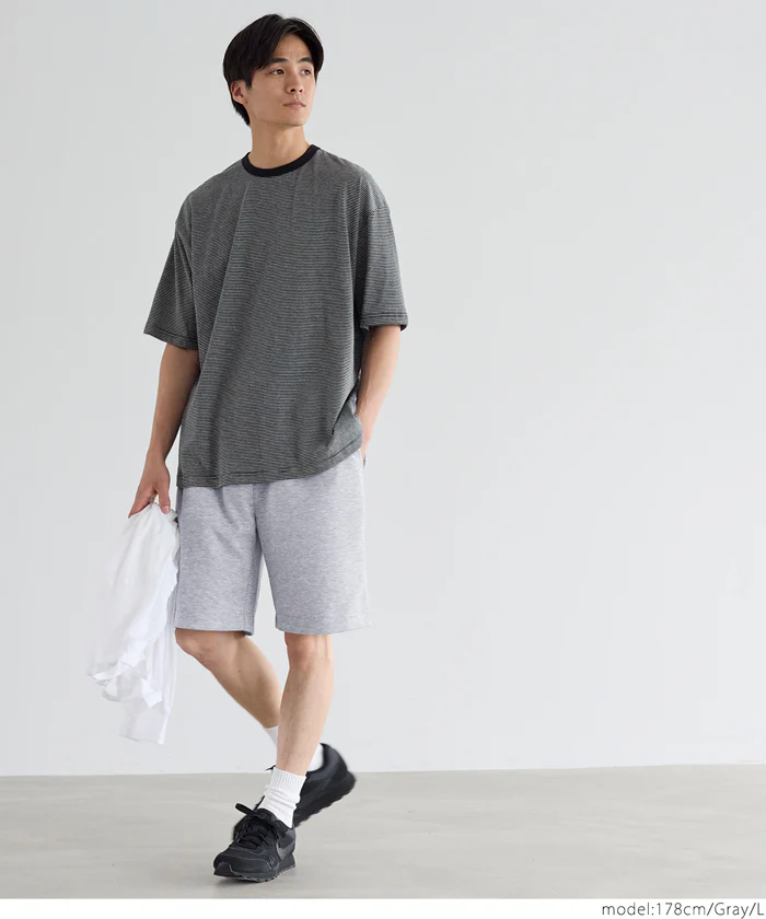 ストレッチダンボールニットショートパンツ メンズ メール便不可 coca コカ - Image 12