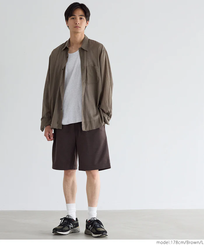 ストレッチダンボールニットショートパンツ メンズ メール便不可 coca コカ - Image 7