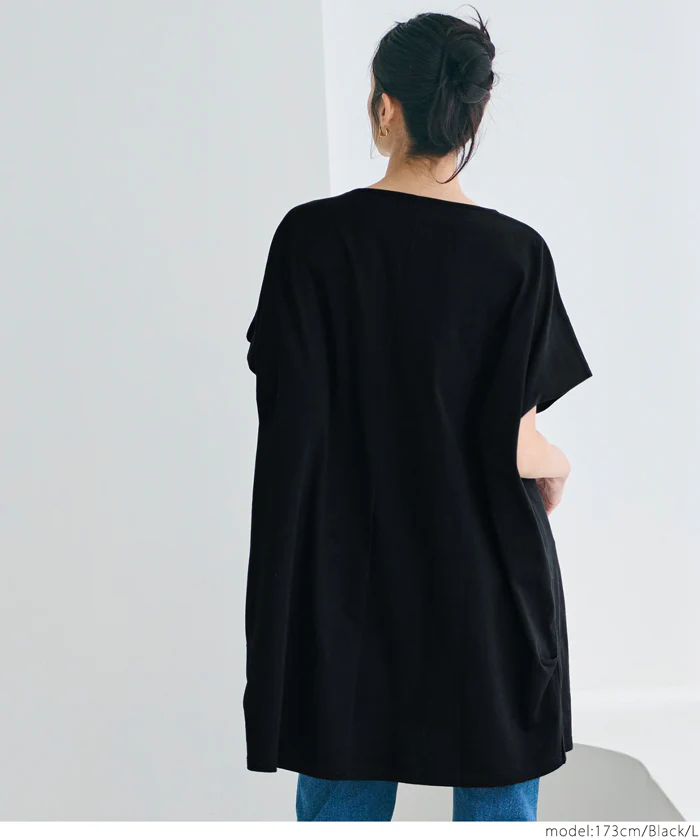 セール★1690円→550円 ボートネックドルマンチュニック レディース メール便不可 - Image 13