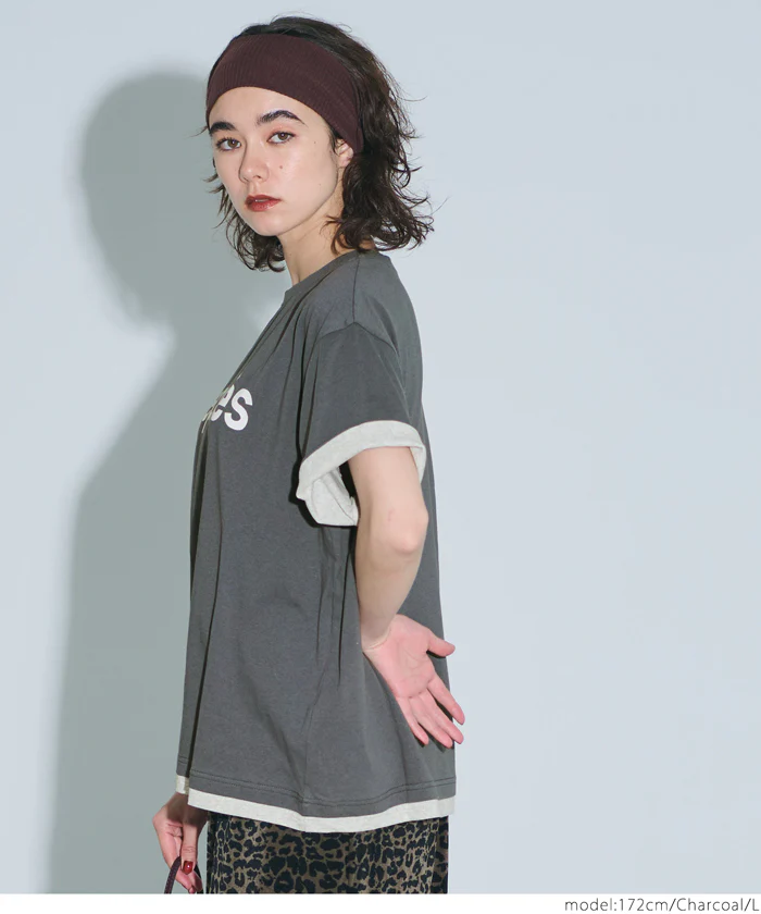 ロールアップTシャツ レディース メール便不可 - Image 10