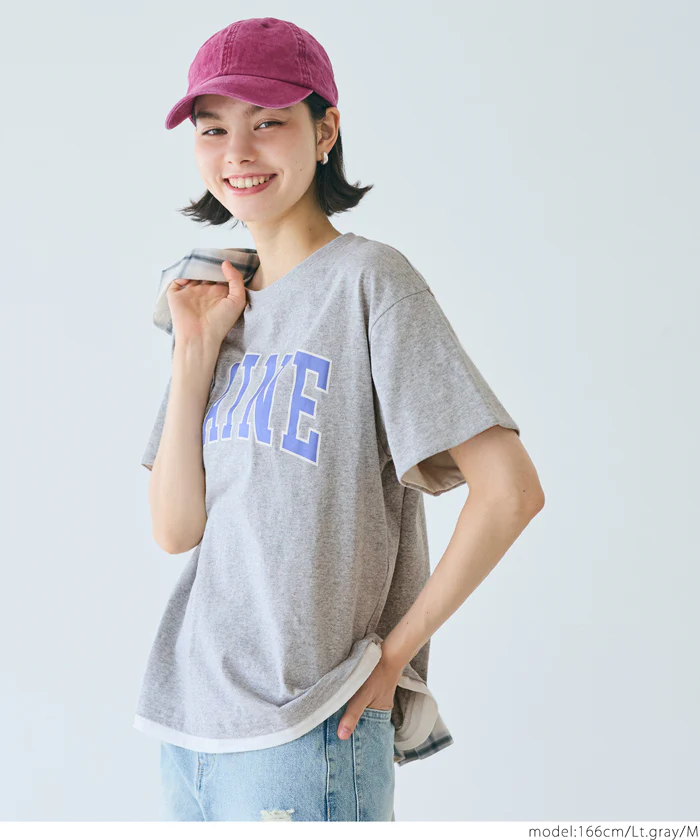 ロールアップTシャツ レディース メール便不可 - Image 3
