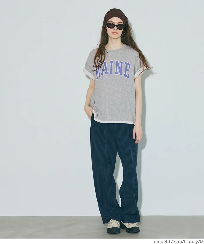 ロールアップTシャツ レディース メール便不可 - Image 5