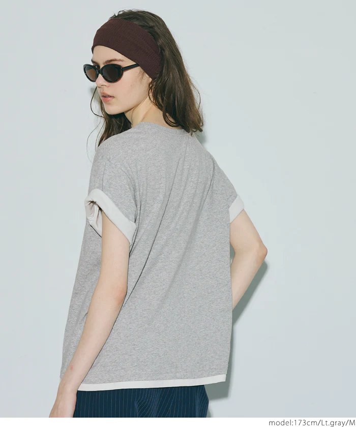 ロールアップTシャツ レディース メール便不可 - Image 6