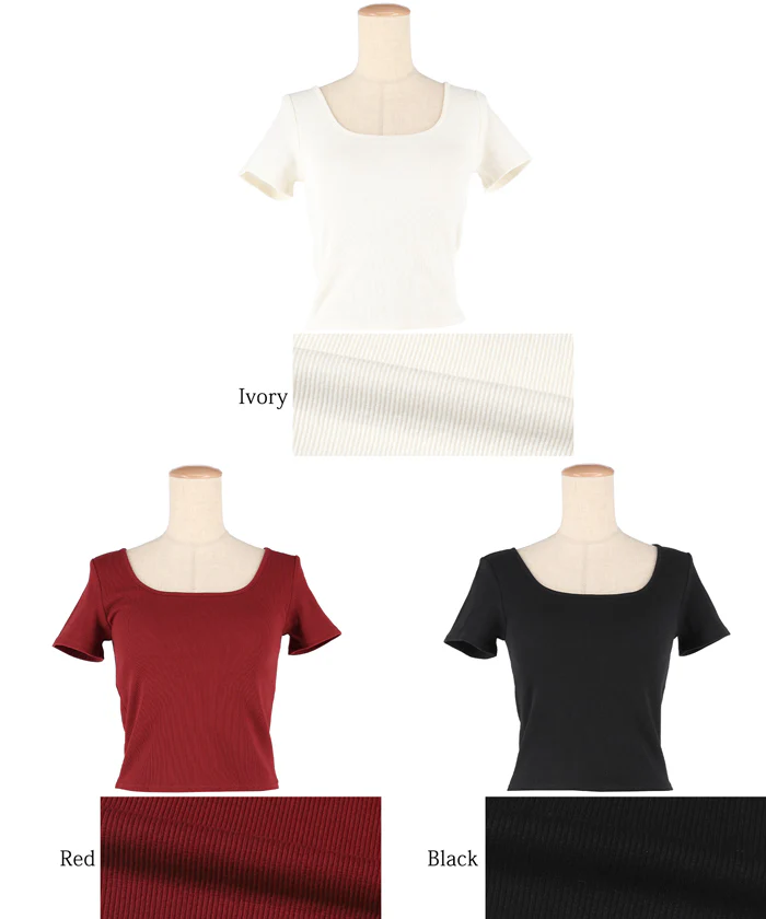 セール★1490円→990円 OUT BRA 半袖クロップドトップス レディース メール便不可 - Image 20