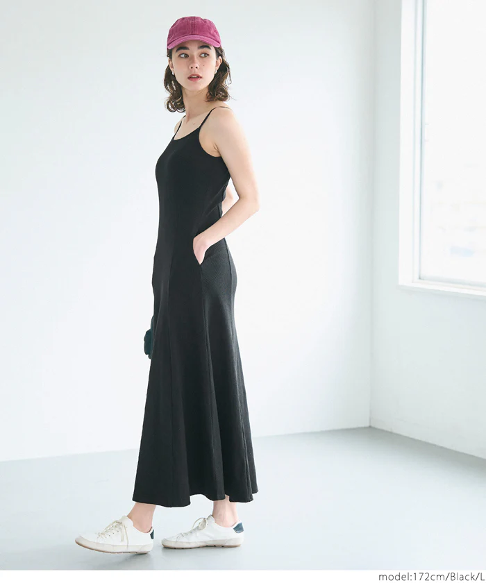 外で着られるブラワンピース OUT BRA リブキャミワンピース レディース メール便不可 - Image 6