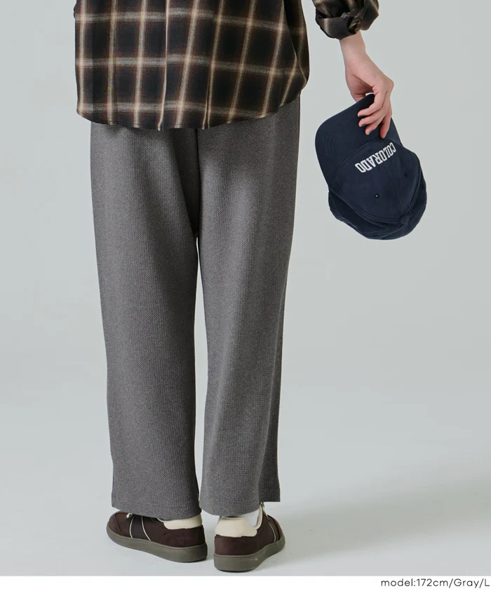 エンボスカーブパンツ レディース メール便不可 - Image 12