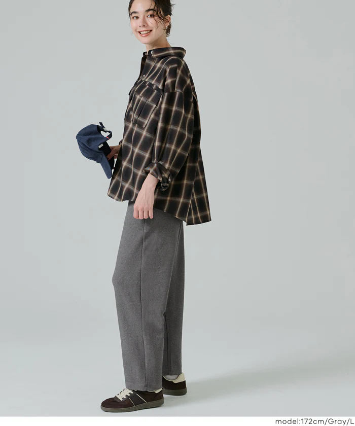 エンボスカーブパンツ レディース メール便不可 - Image 14