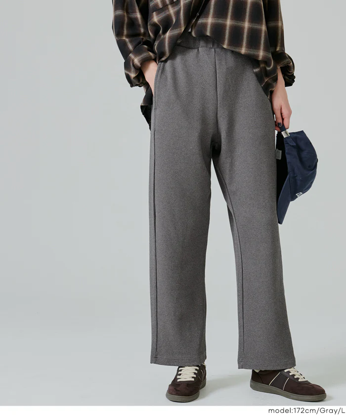 エンボスカーブパンツ レディース メール便不可 - Image 15