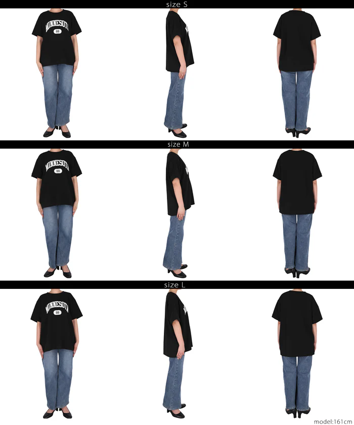 エンボスロゴTシャツ レディース メール便不可 - Image 14