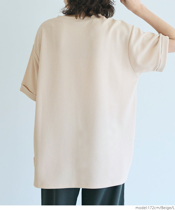 エンボスロゴTシャツ レディース メール便不可 - Image 4