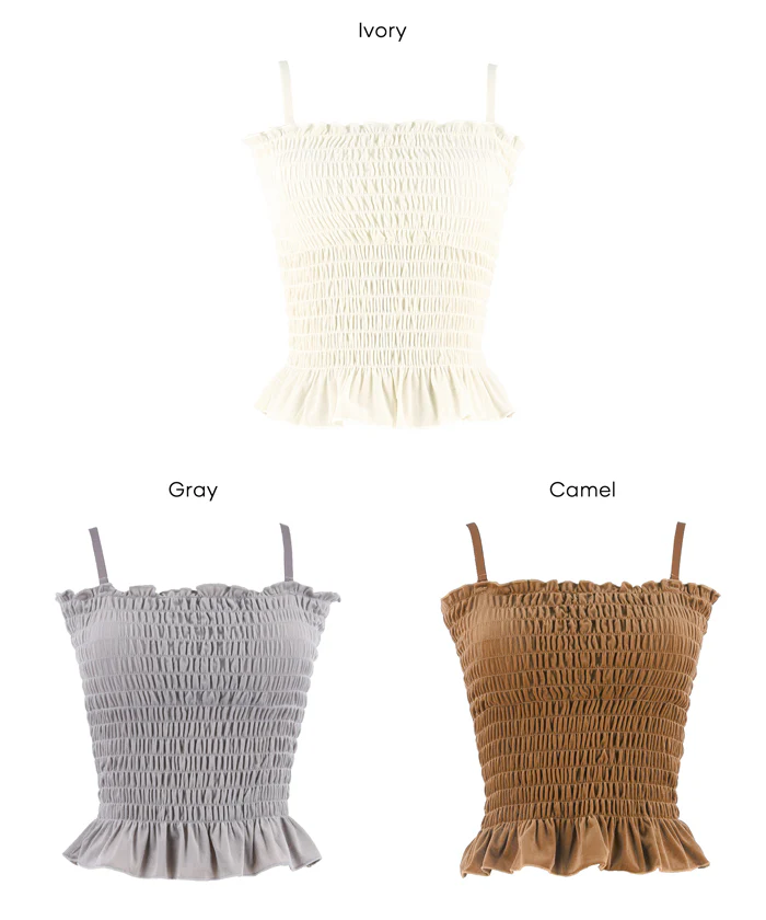 セール★1490円→550円OUT BRA ベロアシャーリングキャミソール レディース メール便不可 coca コカ - Image 23
