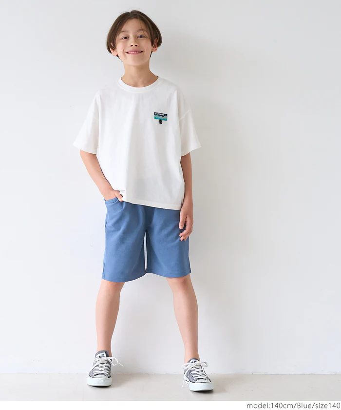 ライトエンボスピスネームショートパンツ キッズ メール便不可 - Image 12