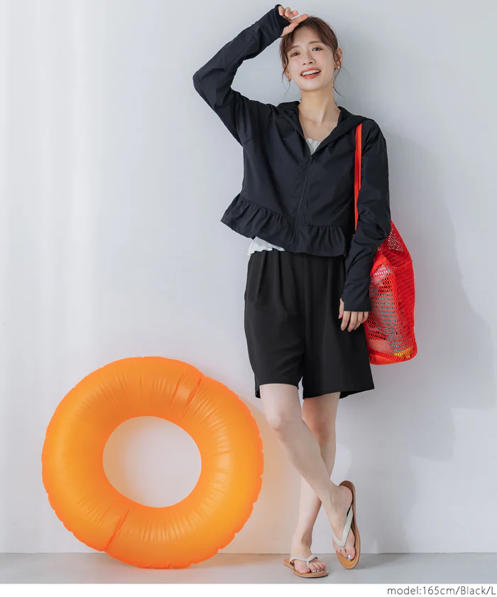 WEB限定セール ★1690円→550円【一部店舗限定商品】水陸両用ラッシュガードハーフパンツ レディース メール便不可 - Image 11