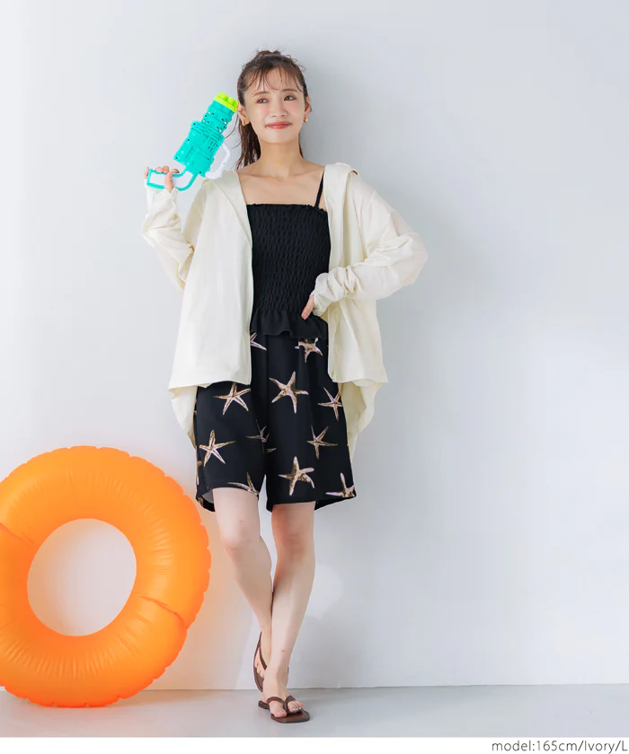 セール★2690円→1990円 【一部店舗限定商品】水陸両用UVカットフレアパーカー レディース メール便不可 - Image 12