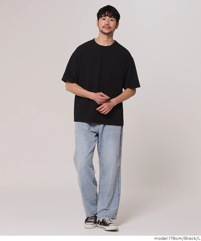 GW限定セール★ エンボスポケットTシャツ メンズ メール便不可 - Image 7