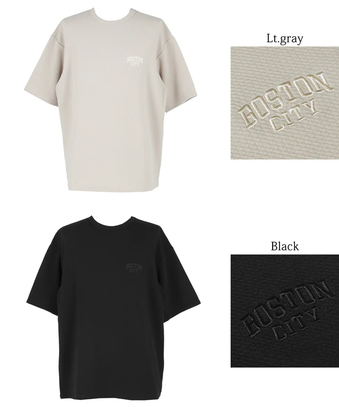 セール★1490円→1290円エンボスワンポイント刺繍Tシャツ メンズ メール便不可 - Image 14