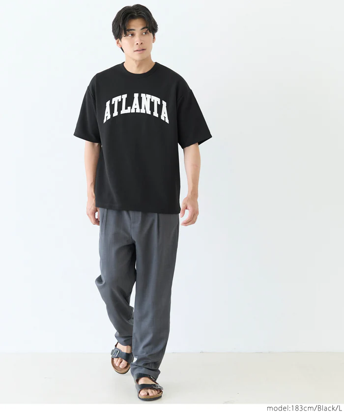 エンボスプリントTシャツ メンズ メール便不可 - Image 10