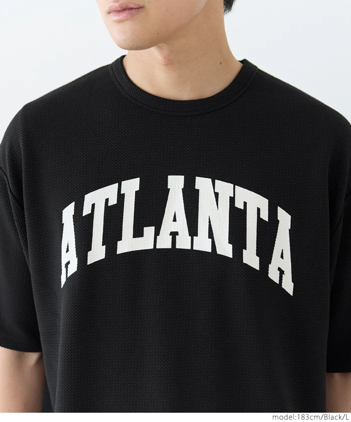エンボスプリントTシャツ メンズ メール便不可 - Image 12