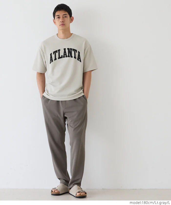 エンボスプリントTシャツ メンズ メール便不可 - Image 3