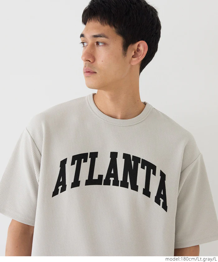 エンボスプリントTシャツ メンズ メール便不可 - Image 6