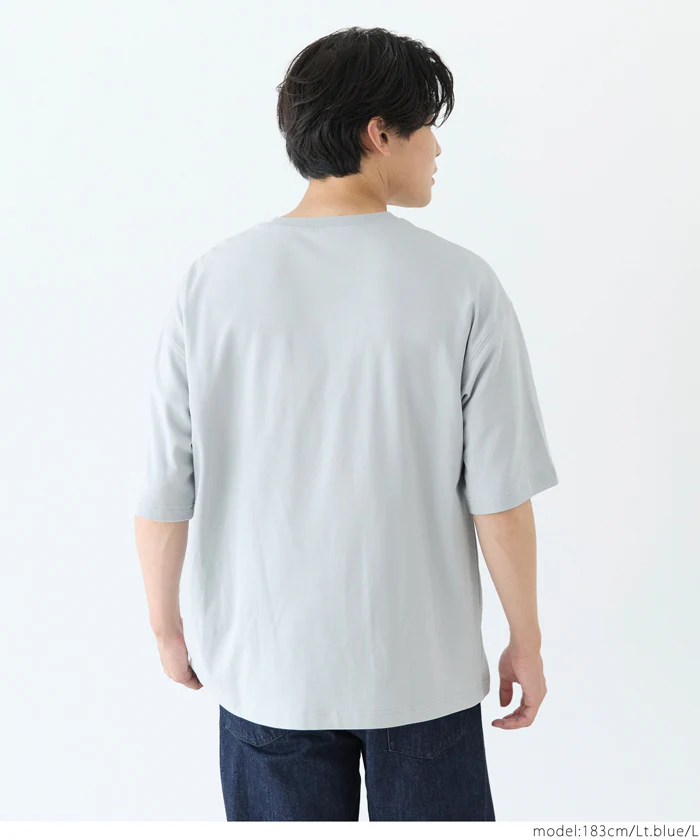 コットンプレーティングポケットTシャツ メンズ レディース メール便不可 - Image 13