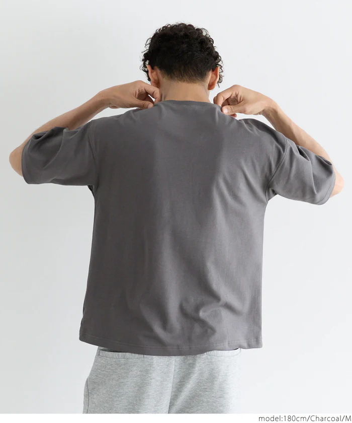 コットンプレーティングポケットTシャツ メンズ レディース メール便不可 - Image 17