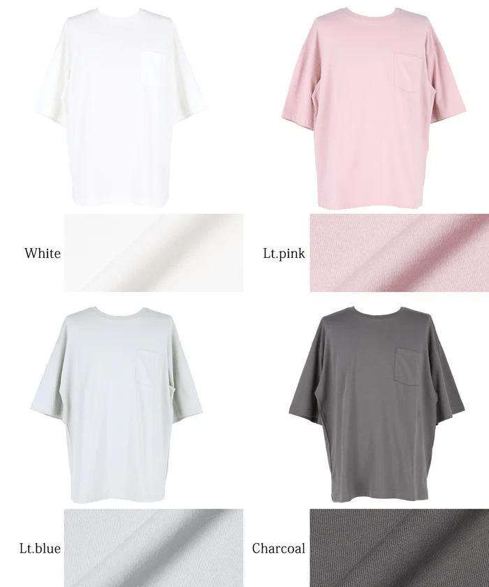 コットンプレーティングポケットTシャツ メンズ レディース メール便不可 - Image 20