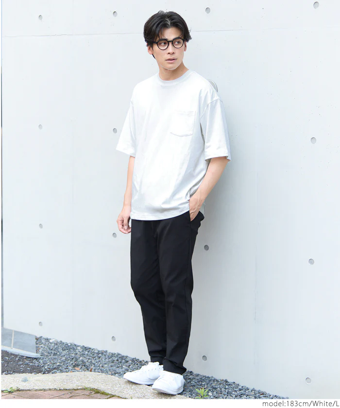 コットンプレーティングポケットTシャツ メンズ レディース メール便不可 - Image 7