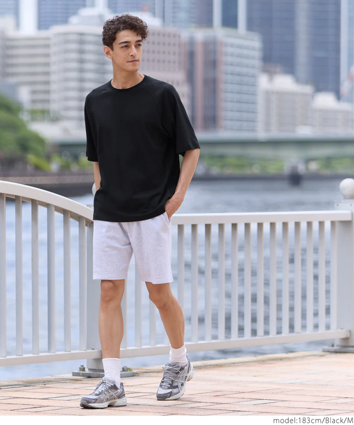 コットンプレーティングラグランTシャツ メンズ レディース メール便不可 - Image 12