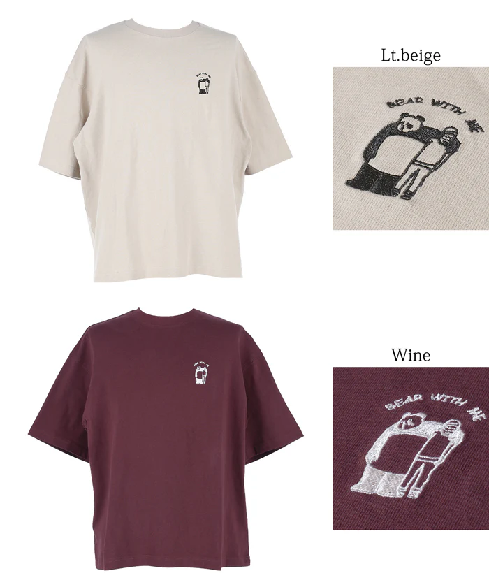 ワンポイント刺繍Tシャツ メンズ レディース メール便不可 coca コカ - Image 14