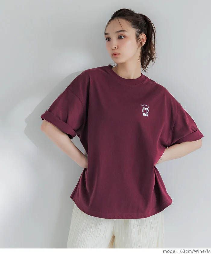 ワンポイント刺繍Tシャツ メンズ レディース メール便不可 coca コカ - Image 8