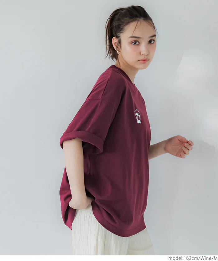 ワンポイント刺繍Tシャツ メンズ レディース メール便不可 coca コカ - Image 9