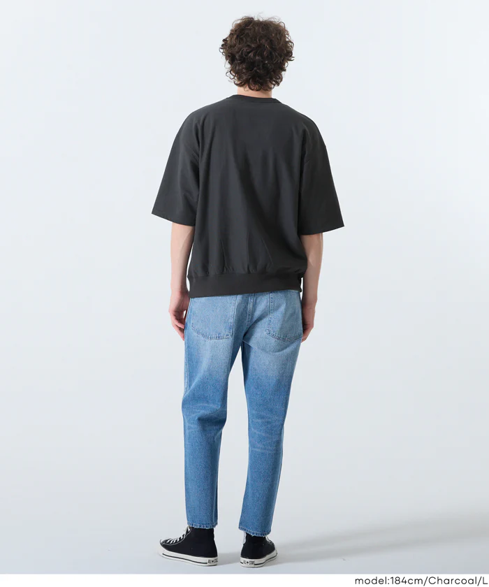インレイ裏毛スウェットロゴTシャツ メンズ レディース メール便不可 - Image 8