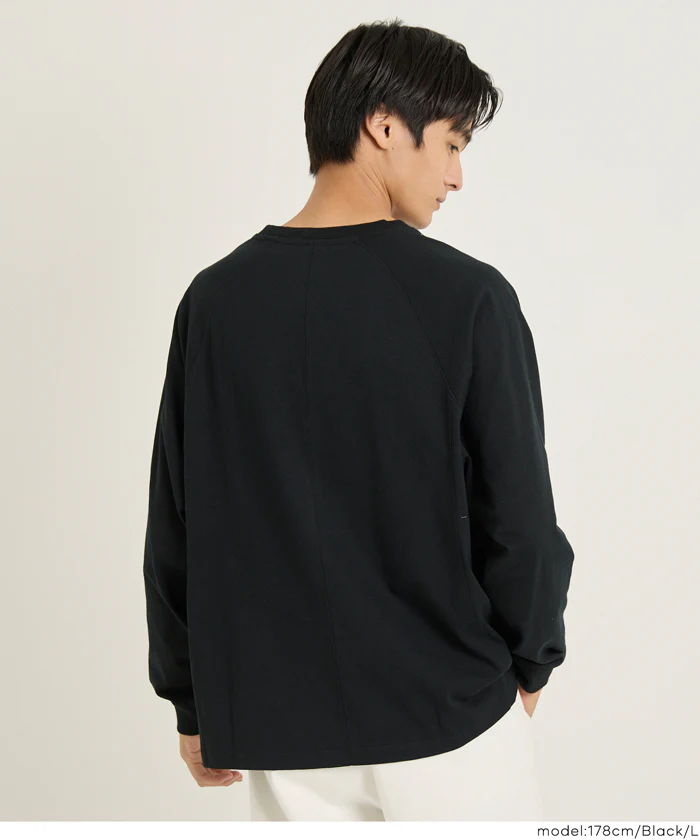 セール★1690円→990円 ラグラン長袖Tシャツ メンズ メール便不可 - Image 10