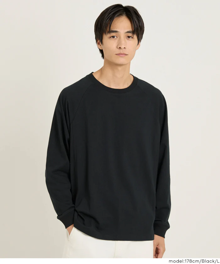 セール★1690円→990円 ラグラン長袖Tシャツ メンズ メール便不可 - Image 11