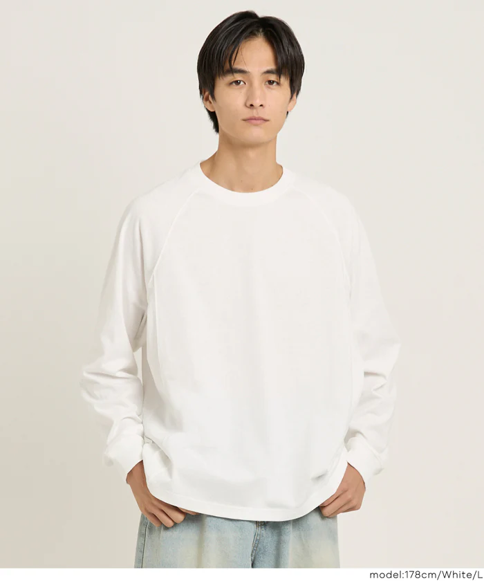 セール★1690円→990円 ラグラン長袖Tシャツ メンズ メール便不可 - Image 5