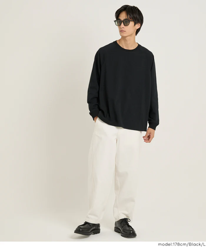 セール★1690円→990円 ラグラン長袖Tシャツ メンズ メール便不可 - Image 7