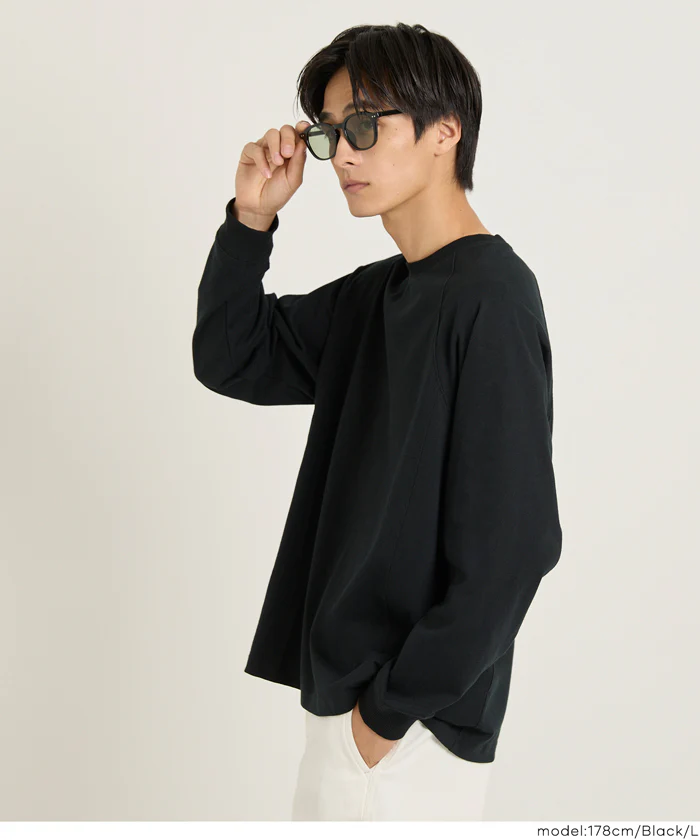 セール★1690円→990円 ラグラン長袖Tシャツ メンズ メール便不可 - Image 8