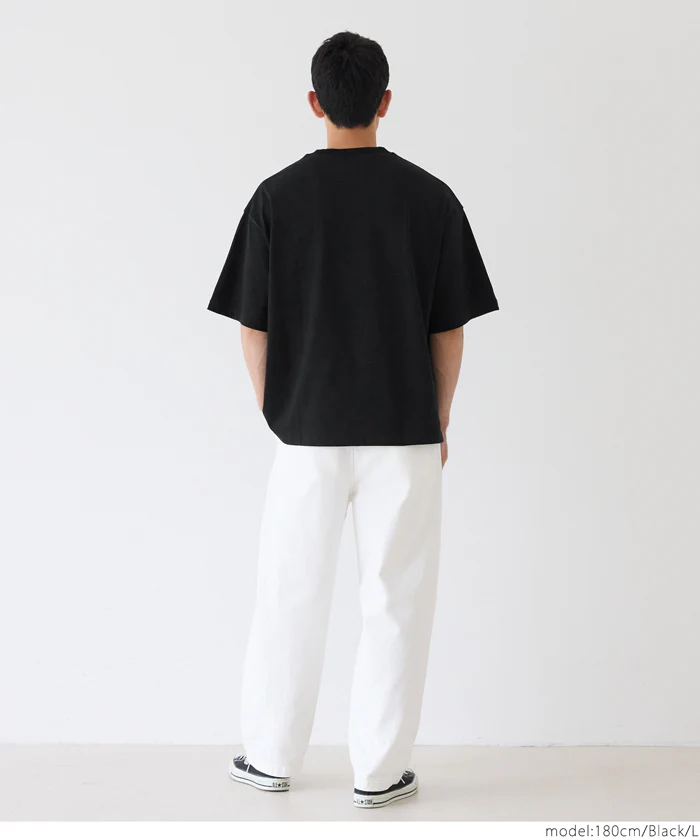 ワンポイント刺繍Tシャツ メンズ メール便不可 - Image 10