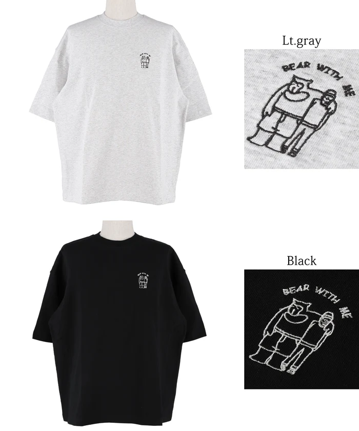 ワンポイント刺繍Tシャツ メンズ メール便不可 - Image 13